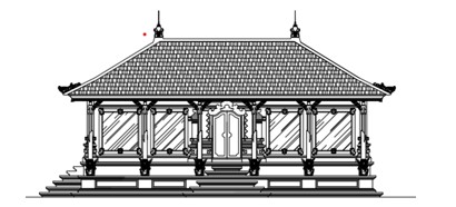 Barong temple design