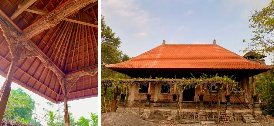 Barong temple progress